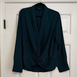 Vici Deep Green Women's Blouse